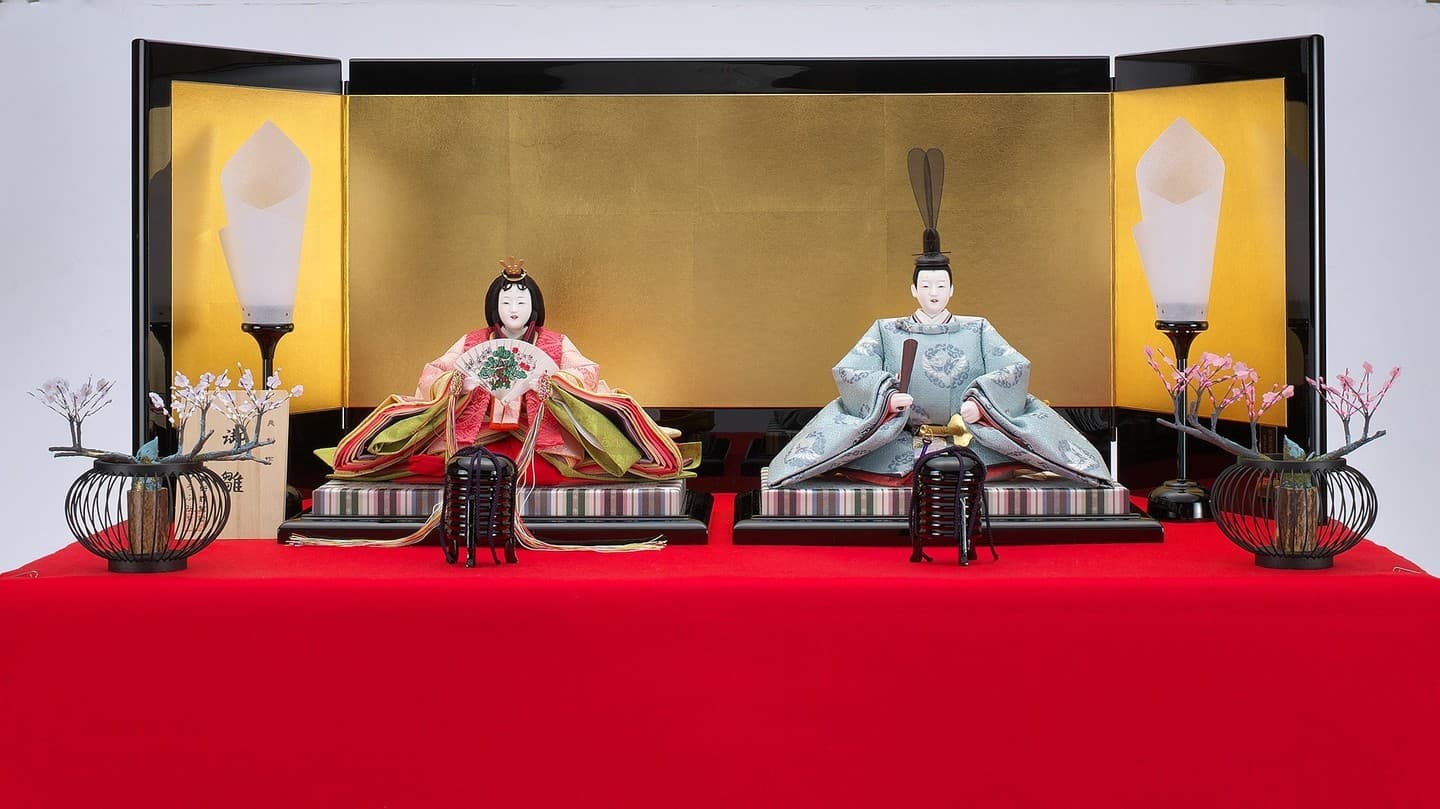 京十番親王飾り「向かい喋」