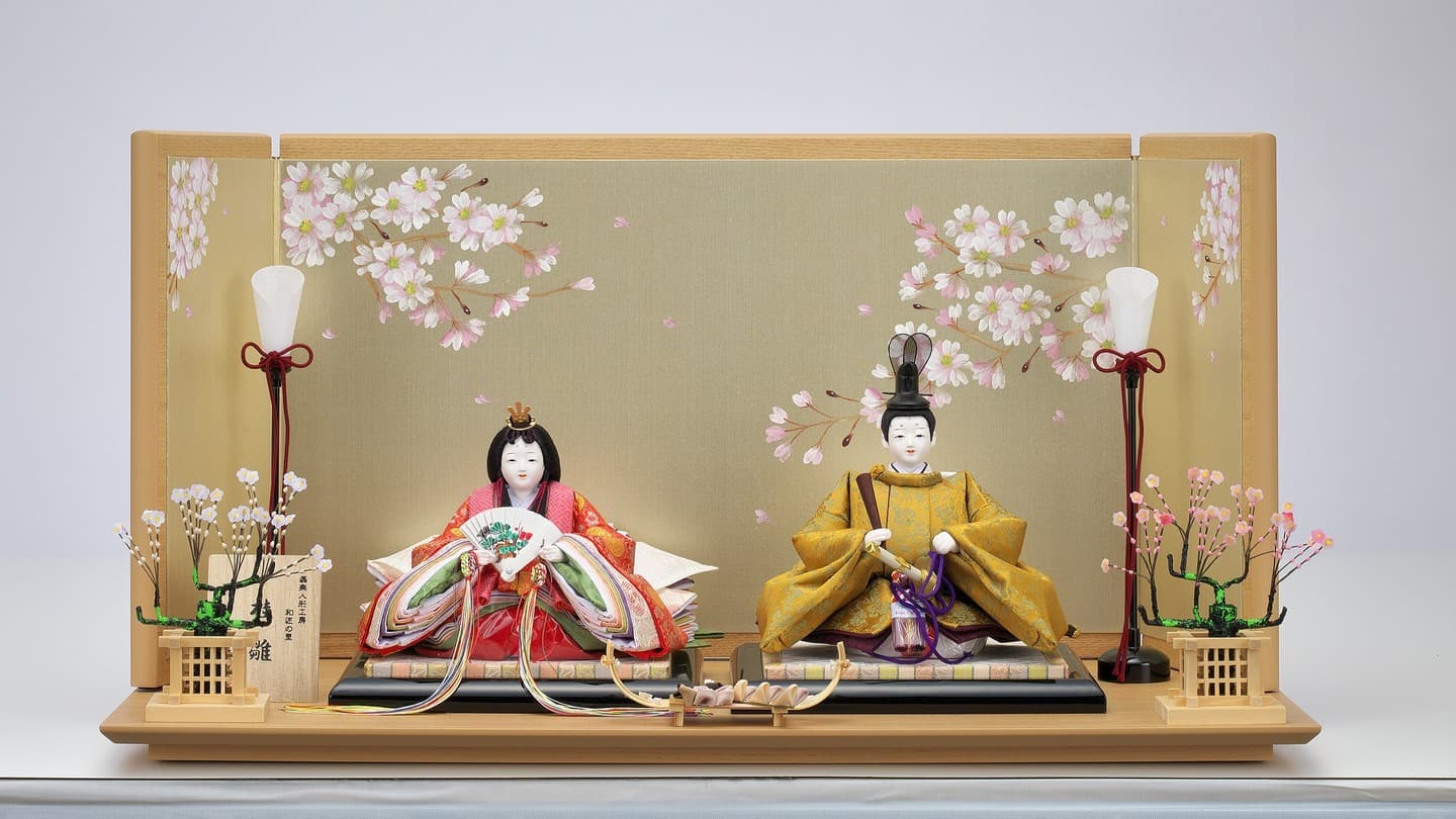 京十番親王飾り「金彩紅白」