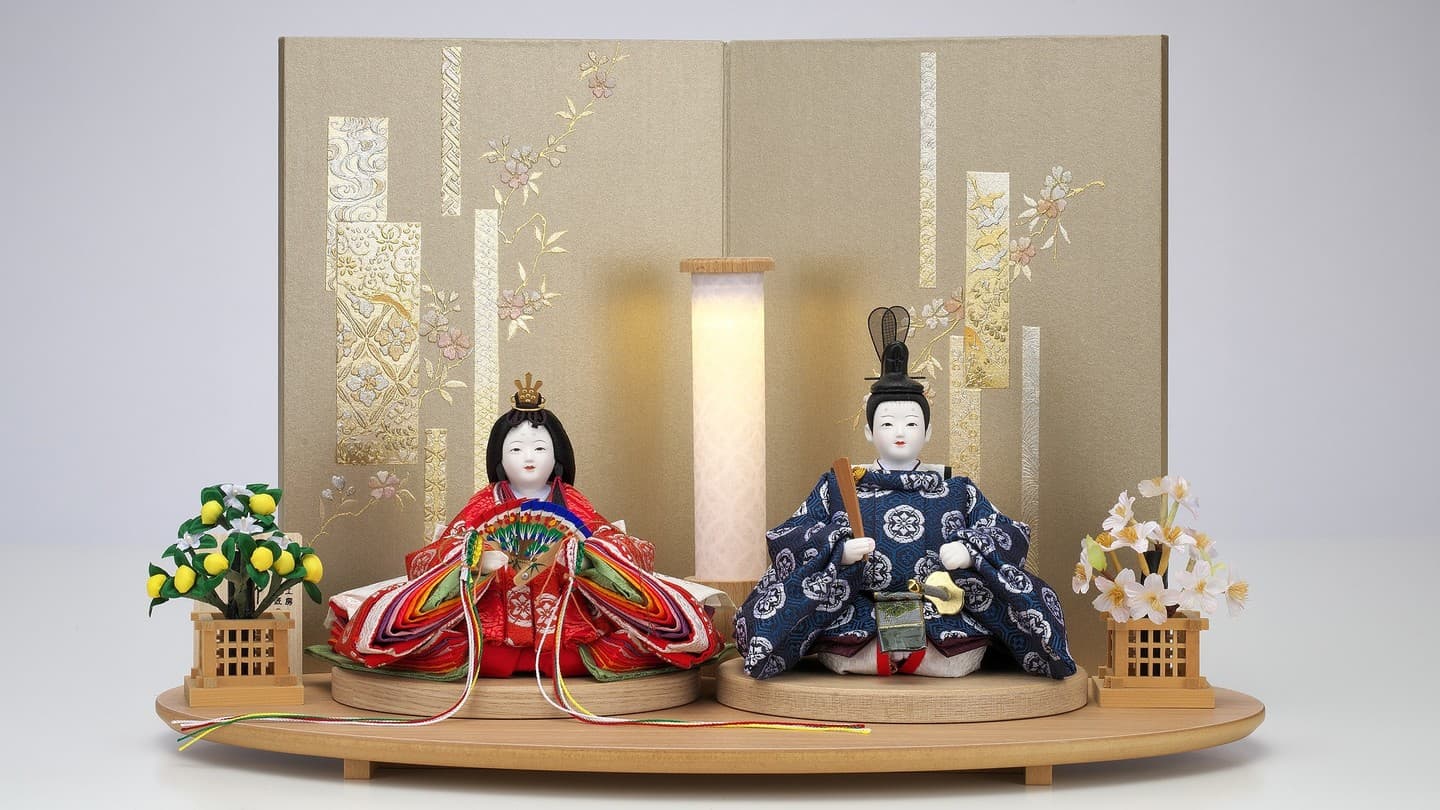 芥子親王飾り「黒袍」